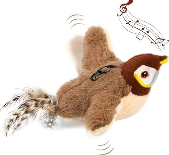 FlappyBird interactive cat toy shaped like a bird