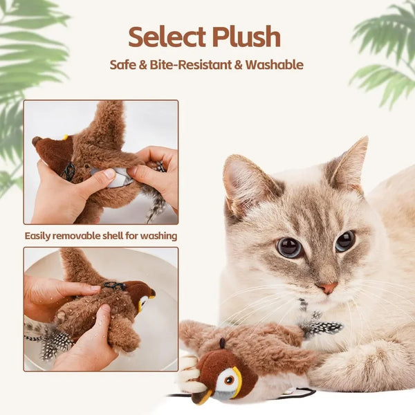 FlappyBird cat toy close-up